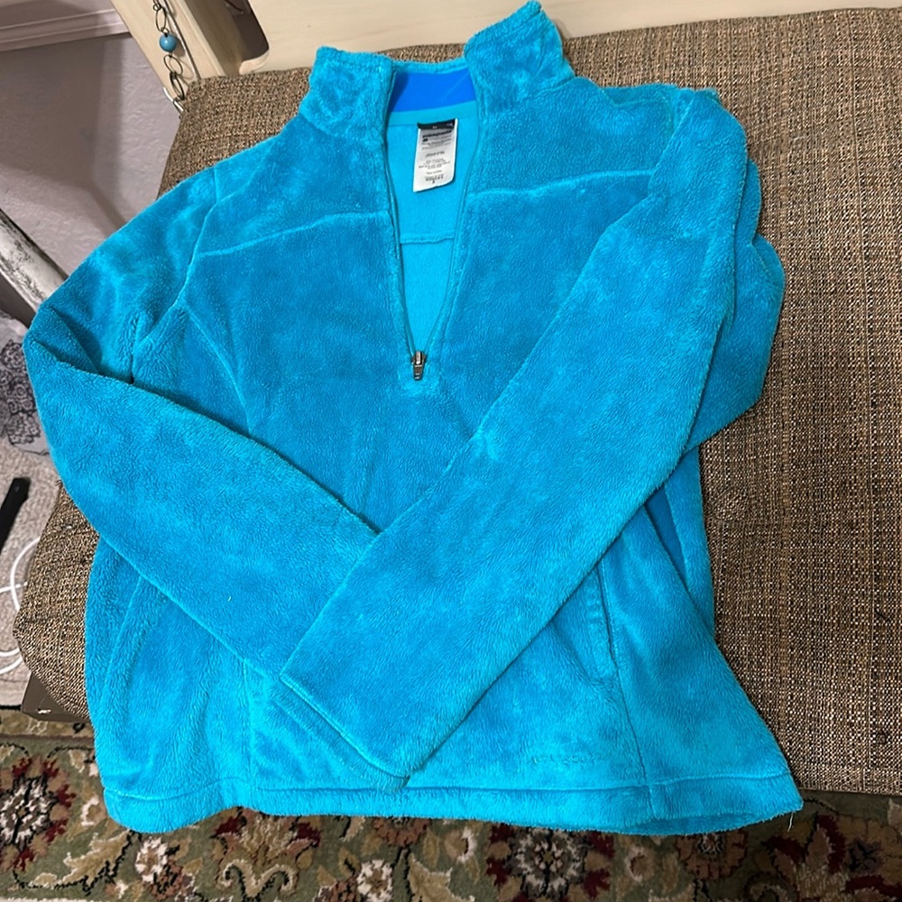 Patagonia 1/2 Zip turquoise pullover